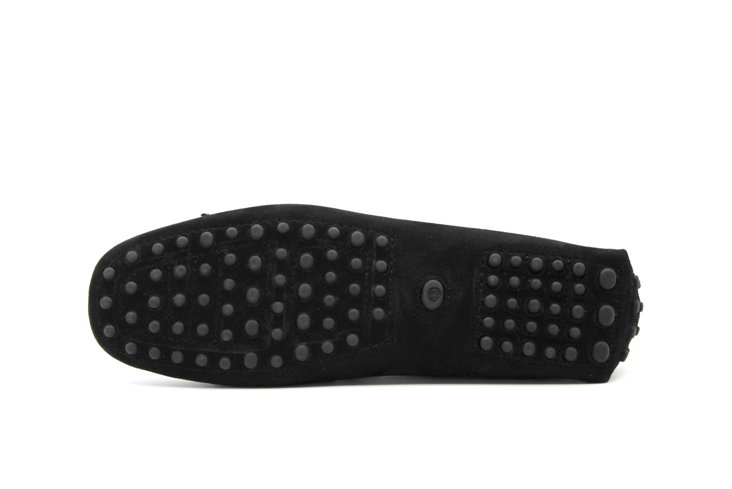 Suede Driving Shoes Black